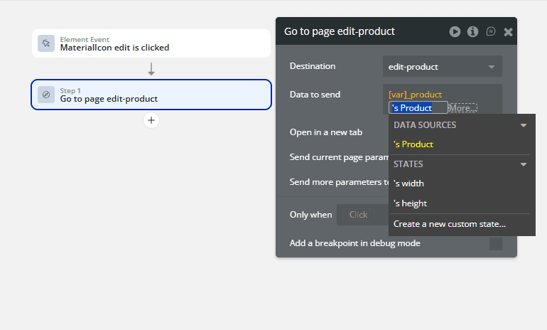 Workflow referencing the wrapper group's Product instead of Current cell's Product