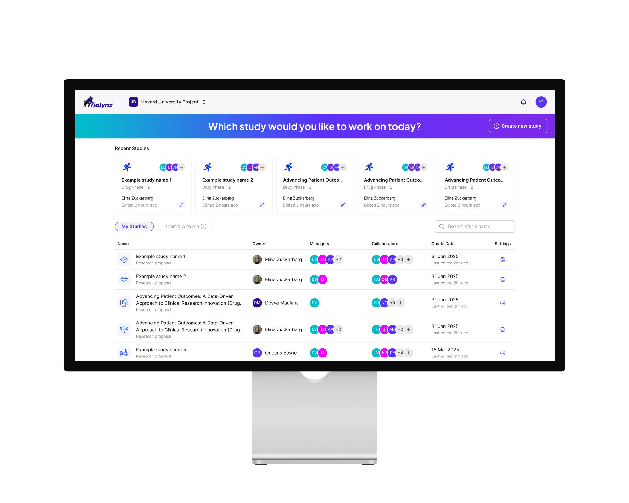 EZ Research Solutions platform overview