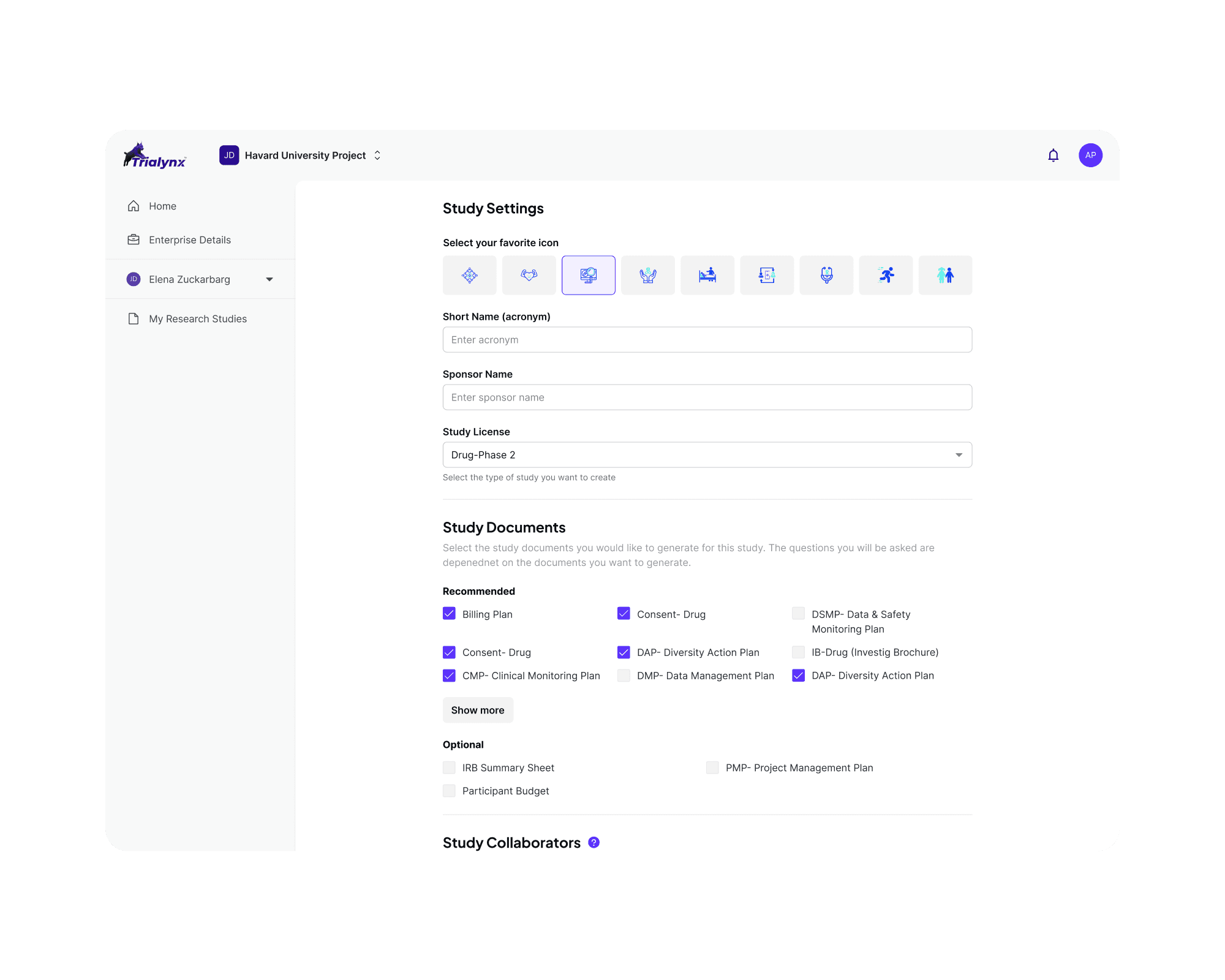 EZ Research Solutions platform overview