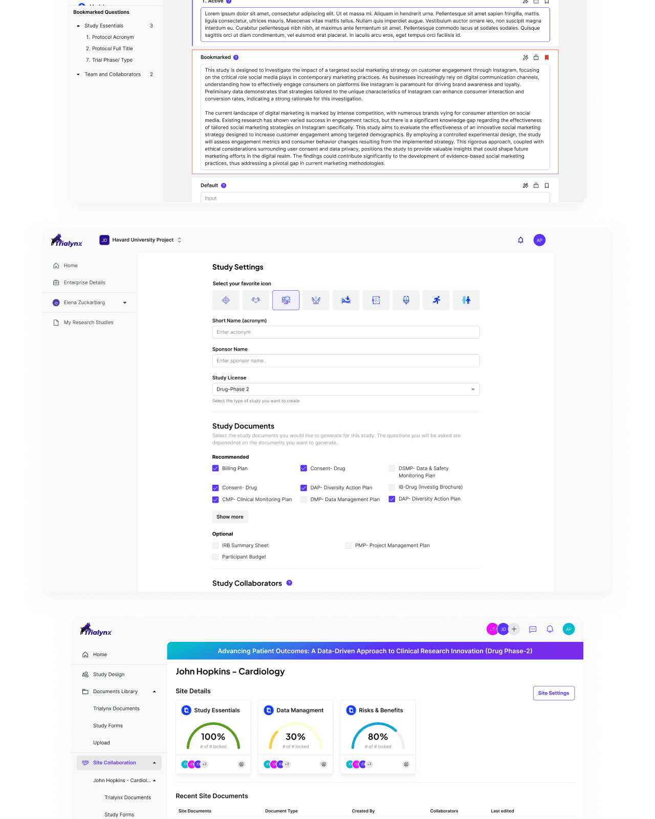 EZ Research Solutions platform overview